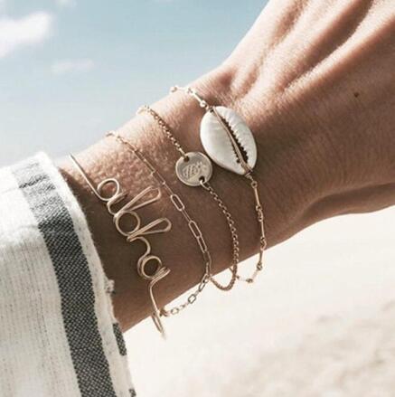 silver delicate chain bracelet close-up jewelry photo