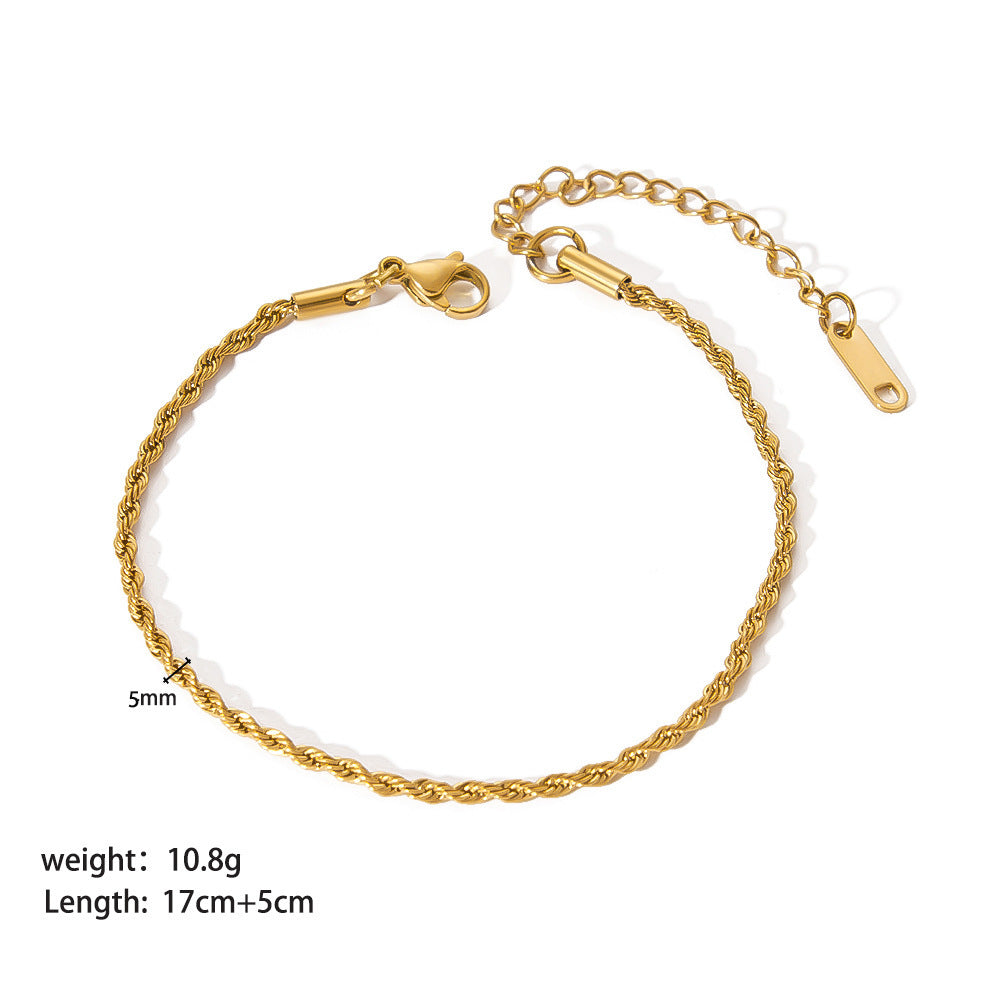 stylish gold chain bracelet lifestyle photo