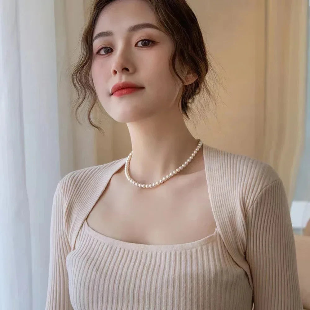 Vintage Pearl Choker - Oria Jewel