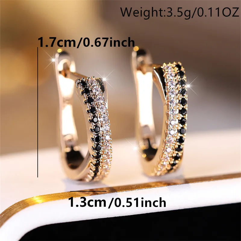 Crystal Elegance Stud Earrings - Oria Jewel