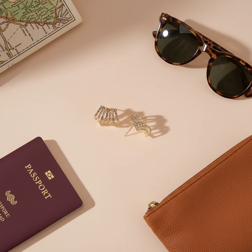 Fan Ear Cuff Earrings