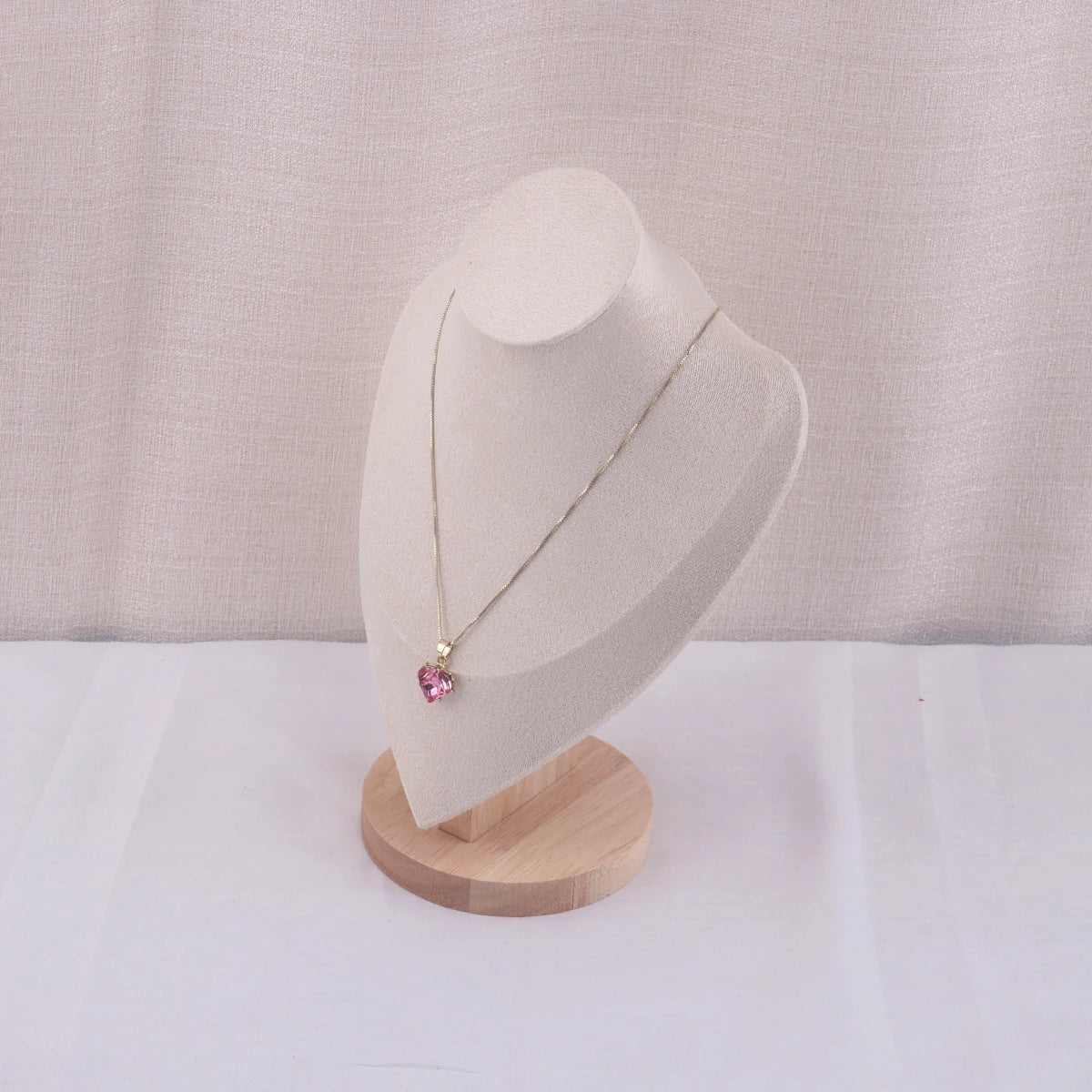 Velvet Portrait Necklace Display Pendant Organizer Jewelry Display Stand Jewelry Mannequin Bust Necklace Pendant Window Display - Oria Jewel