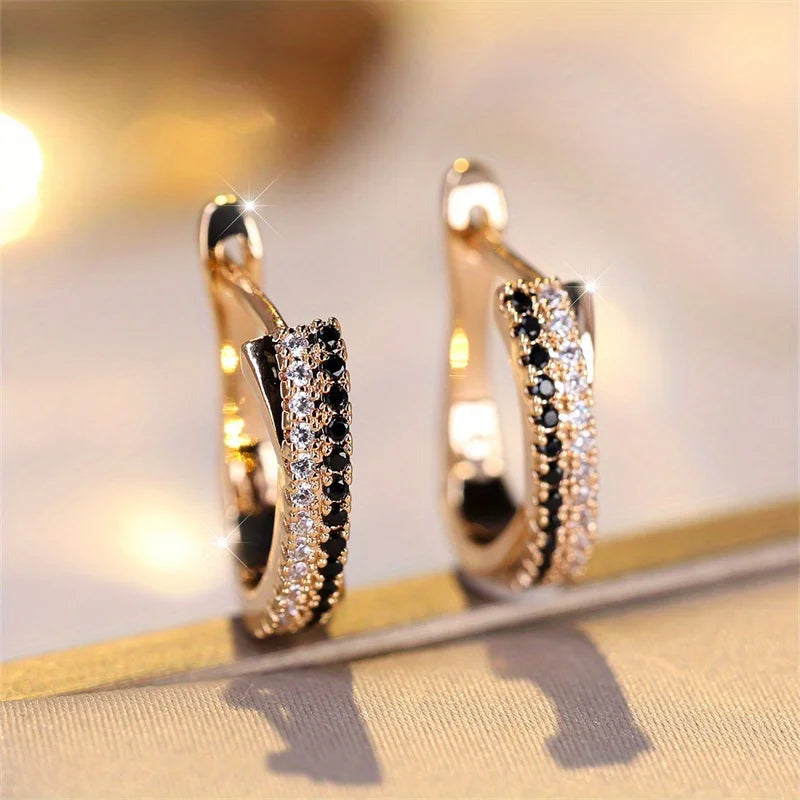 Crystal Elegance Stud Earrings - Oria Jewel