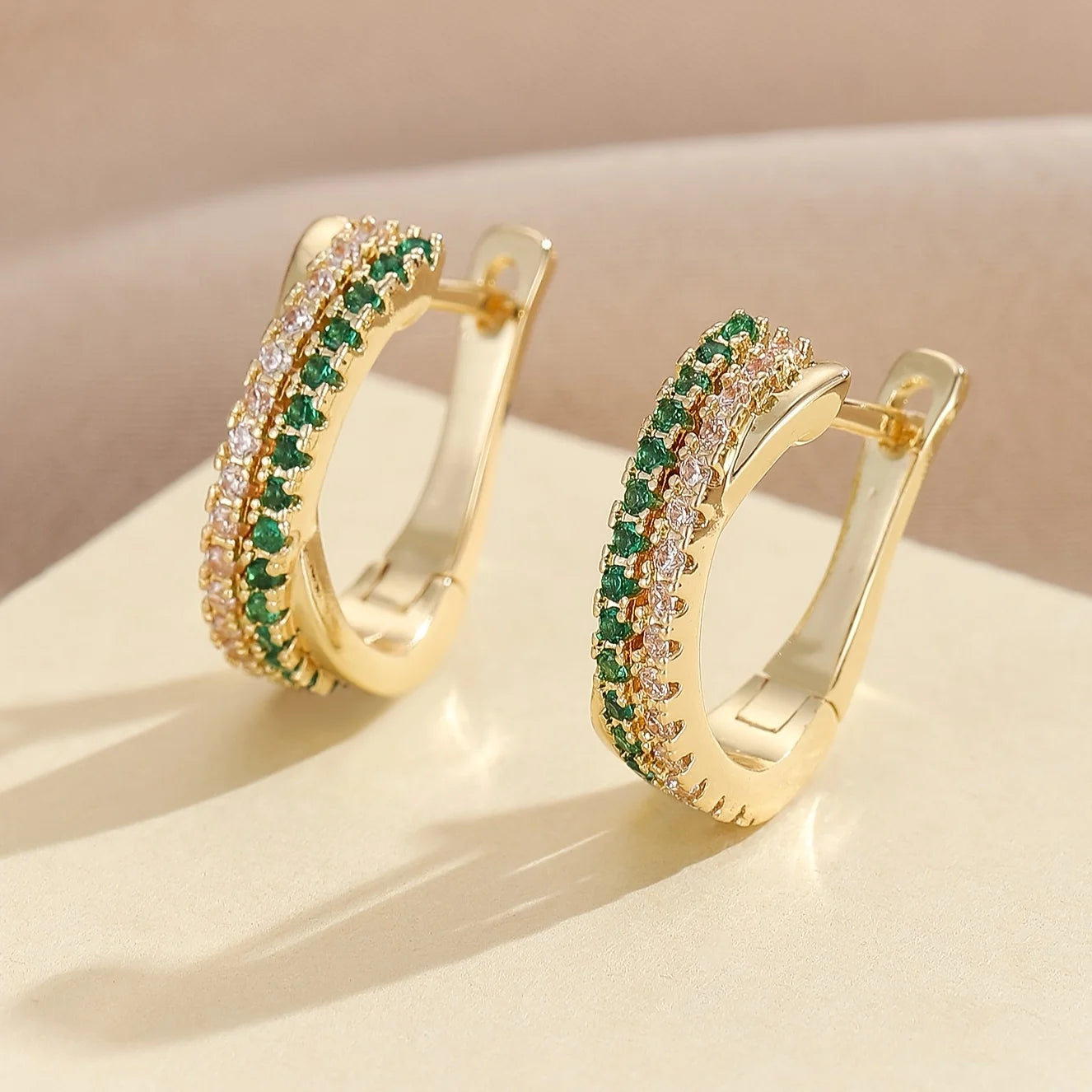 Crystal Elegance Stud Earrings - Oria Jewel