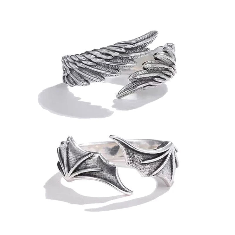 Angel Bat Wing Rings - Oria Jewel