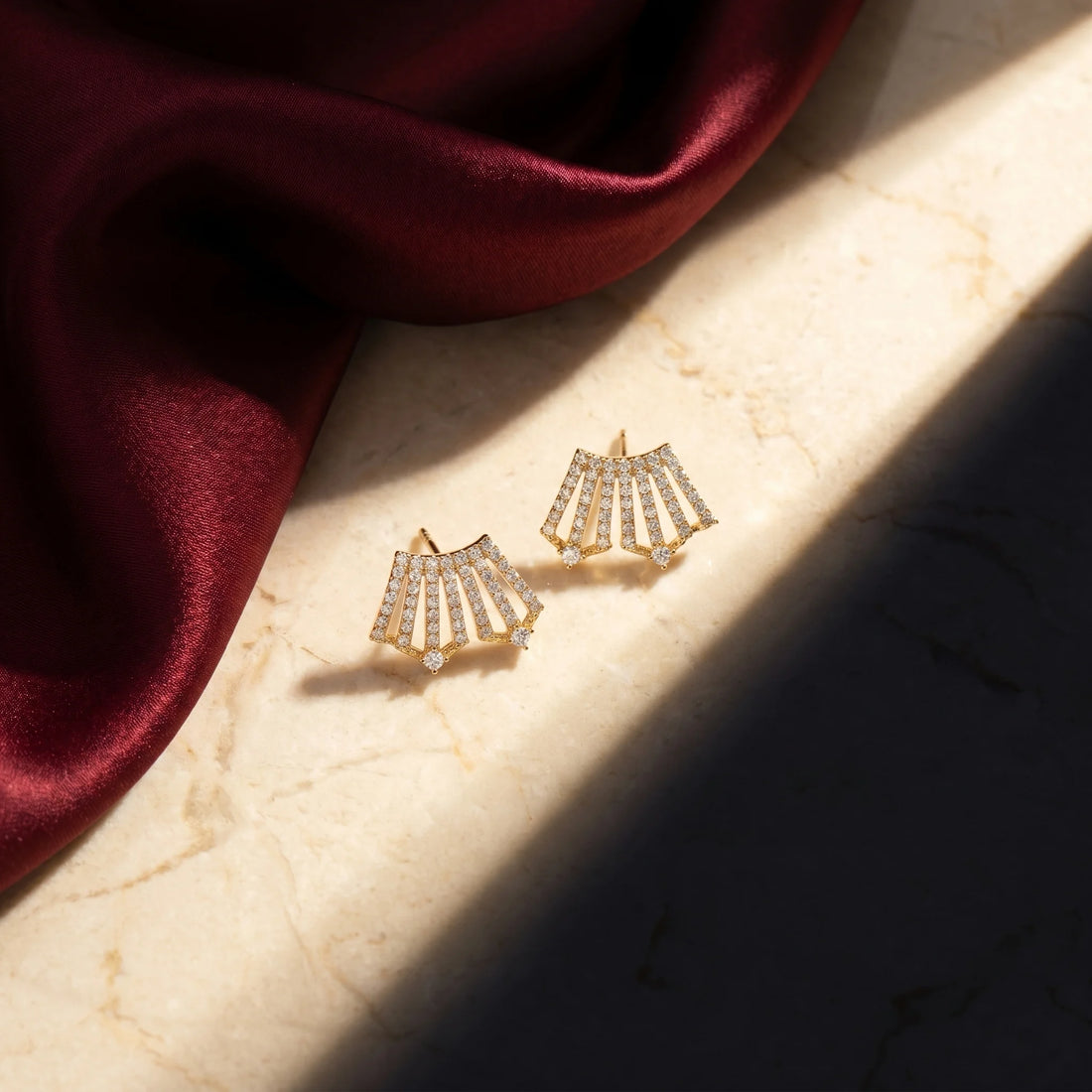 Fan Ear Cuff Earrings