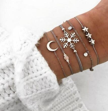 Bead Chain Bracelet &amp; Anklet Set – Stylish Jewelry for Women - Oria Jewel