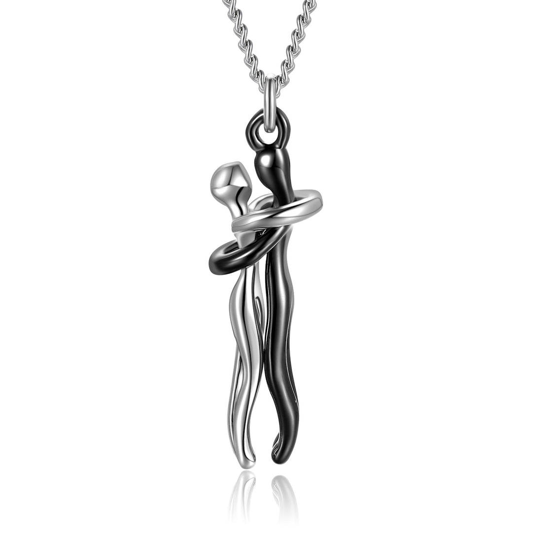 Love Hug Necklace – Unisex Couple Jewelry Gift for Men &amp; Women - Oria Jewel