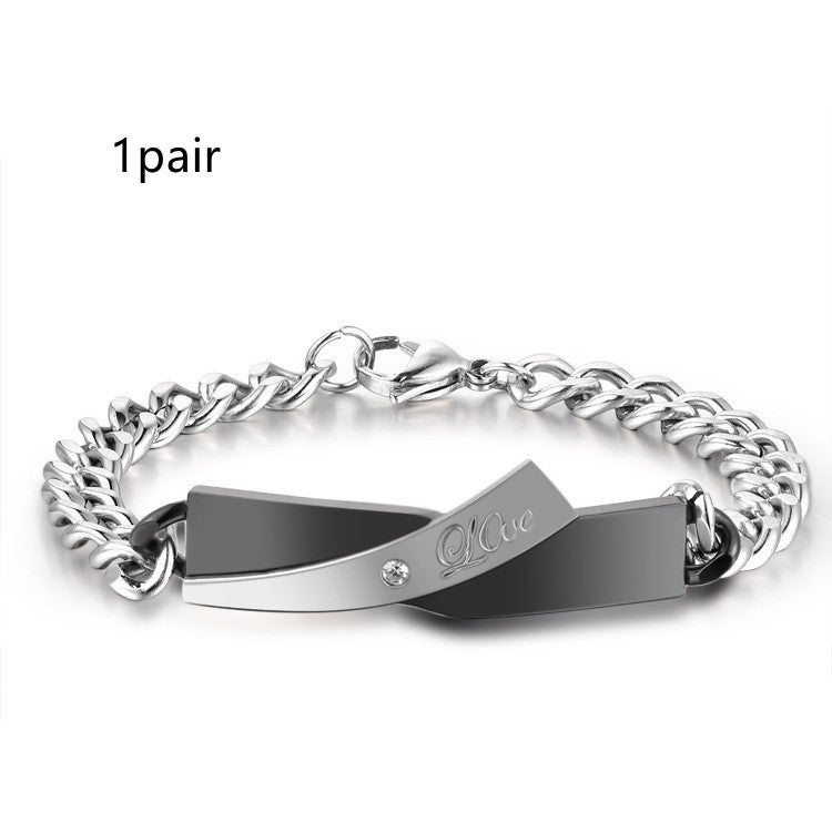 Couple Cross Bracelet – Stylish Matching Jewelry for Lovers - Oria Jewel