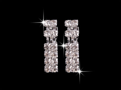 Rhinestone Jewelry Set – Necklace, Earrings, Ring &amp; Bracelet - Oria Jewel