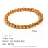 Vintage 18K Gold Plated Bead Bracelet – Stainless Steel Jewelry - Oria Jewel