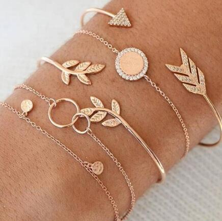 Bead Chain Bracelet &amp; Anklet Set – Stylish Jewelry for Women - Oria Jewel