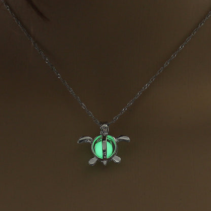 Glowing Moon Necklace – Luminous Healing Stone Pendant - Oria Jewel