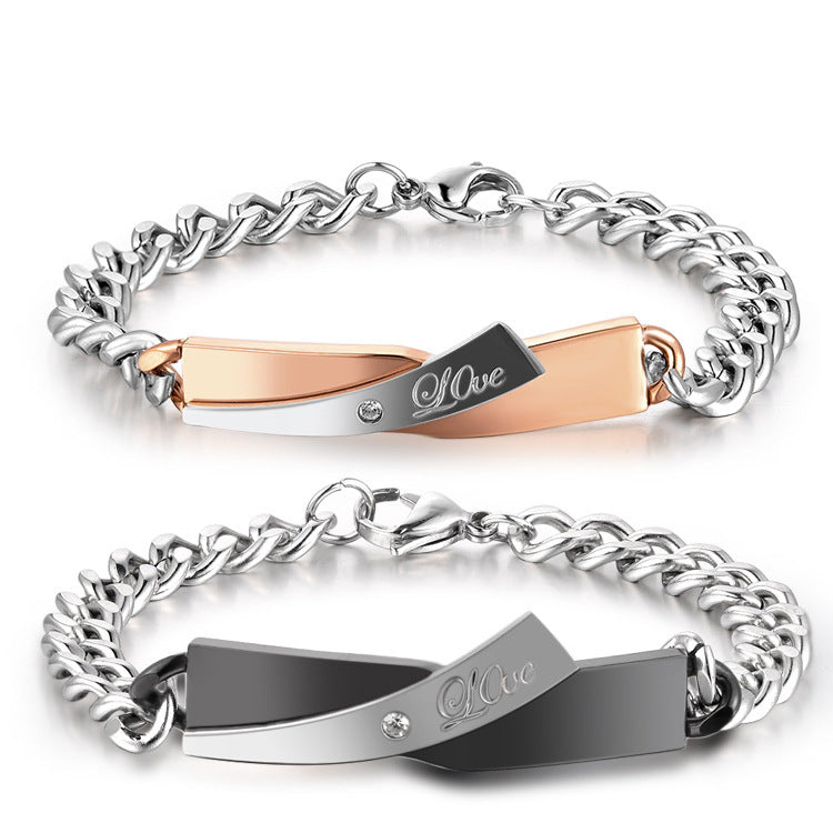 Couple Cross Bracelet – Stylish Matching Jewelry for Lovers - Oria Jewel