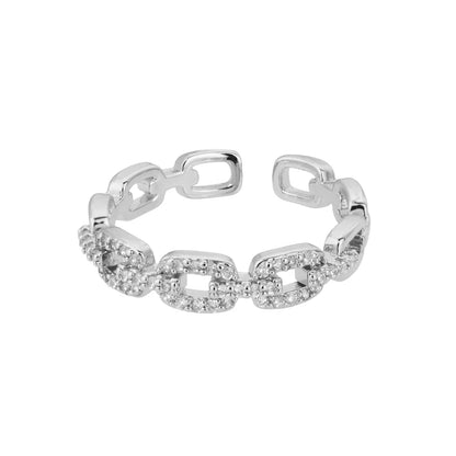 zircon-twist-chain-ring - Oria Jewel