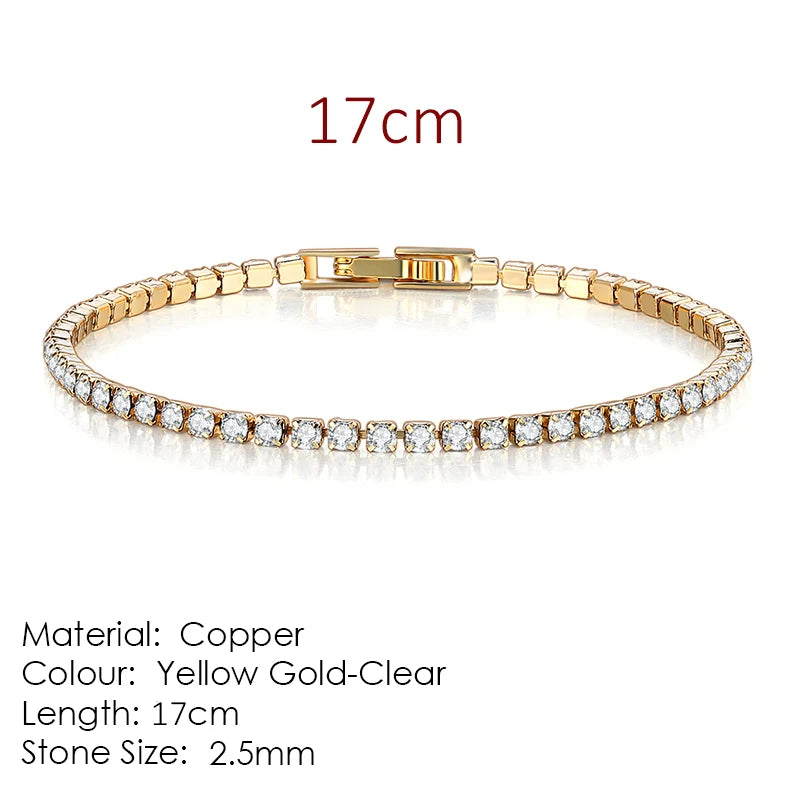 zircon-tennis-bracelet - Oria Jewel