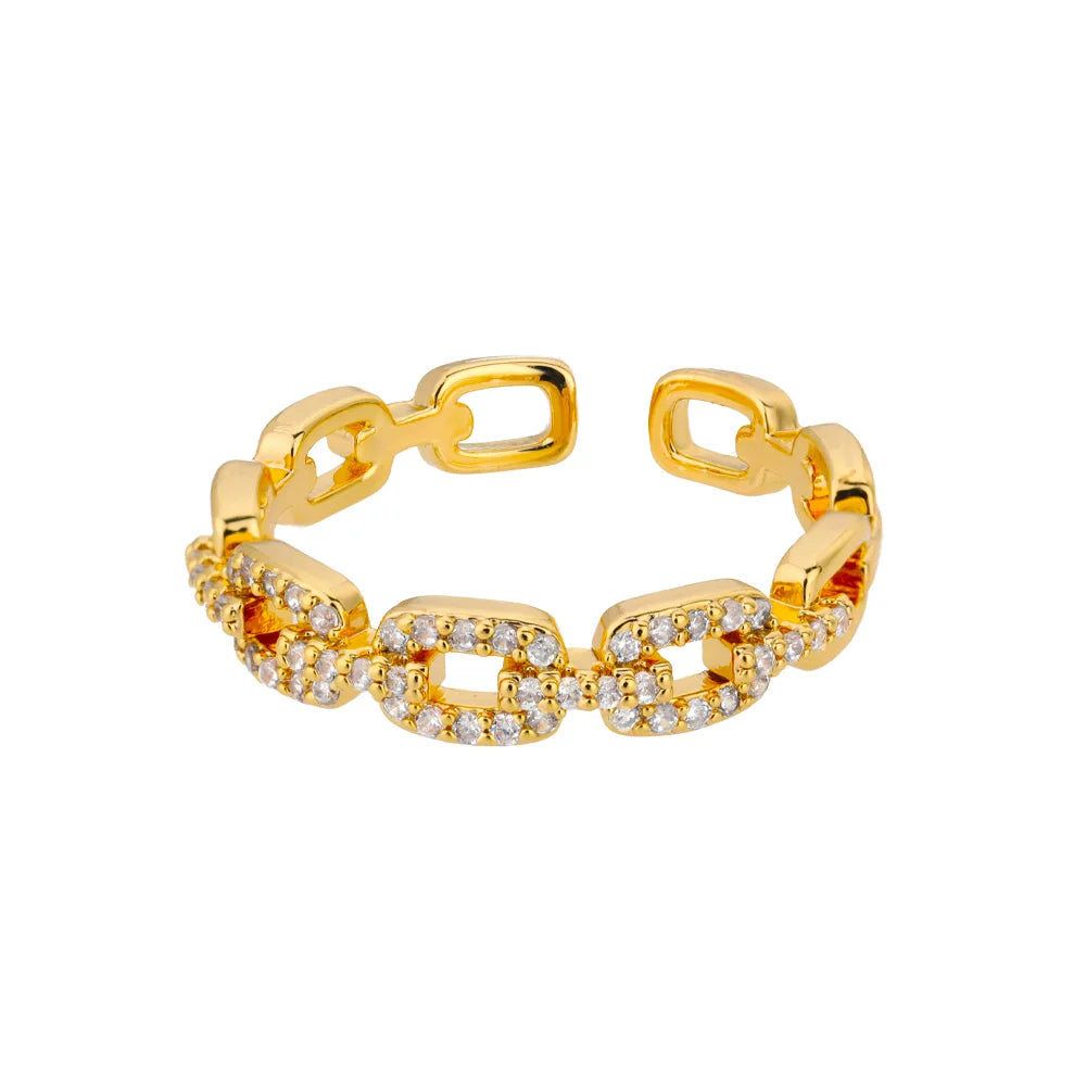 zircon-twist-chain-ring - Oria Jewel