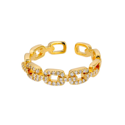 zircon-twist-chain-ring - Oria Jewel