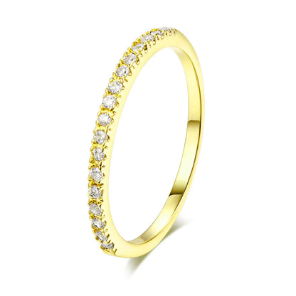 Micro Pave Zircon Ring - Oria Jewel