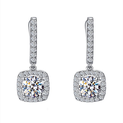 Huitan Square Drop Earrings - Oria Jewel