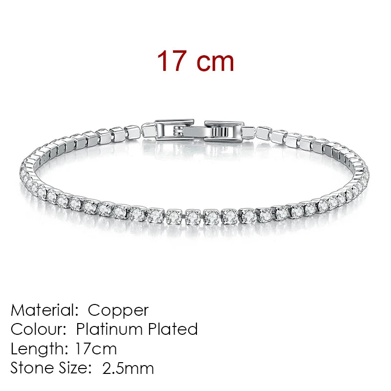 zircon-tennis-bracelet - Oria Jewel