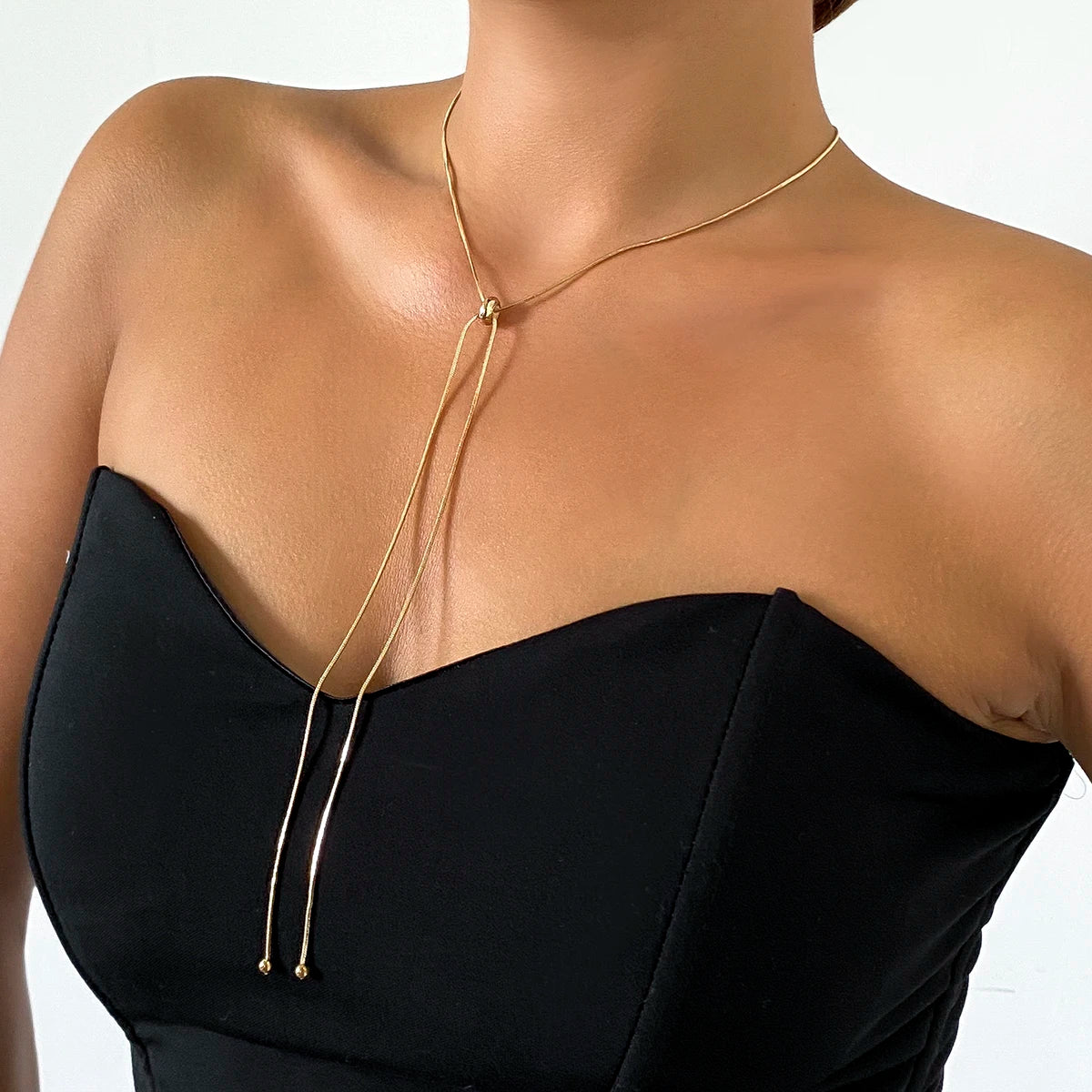 Kpop Snake Pendant Necklace - Oria Jewel