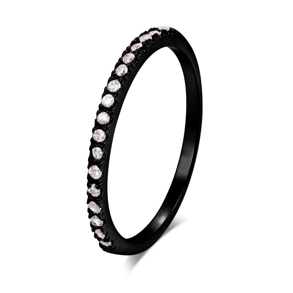 Micro Pave Zircon Ring - Oria Jewel