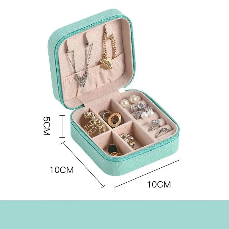 Portable Mini Jewelry Storage Box – Travel Organizer Case - Oria Jewel