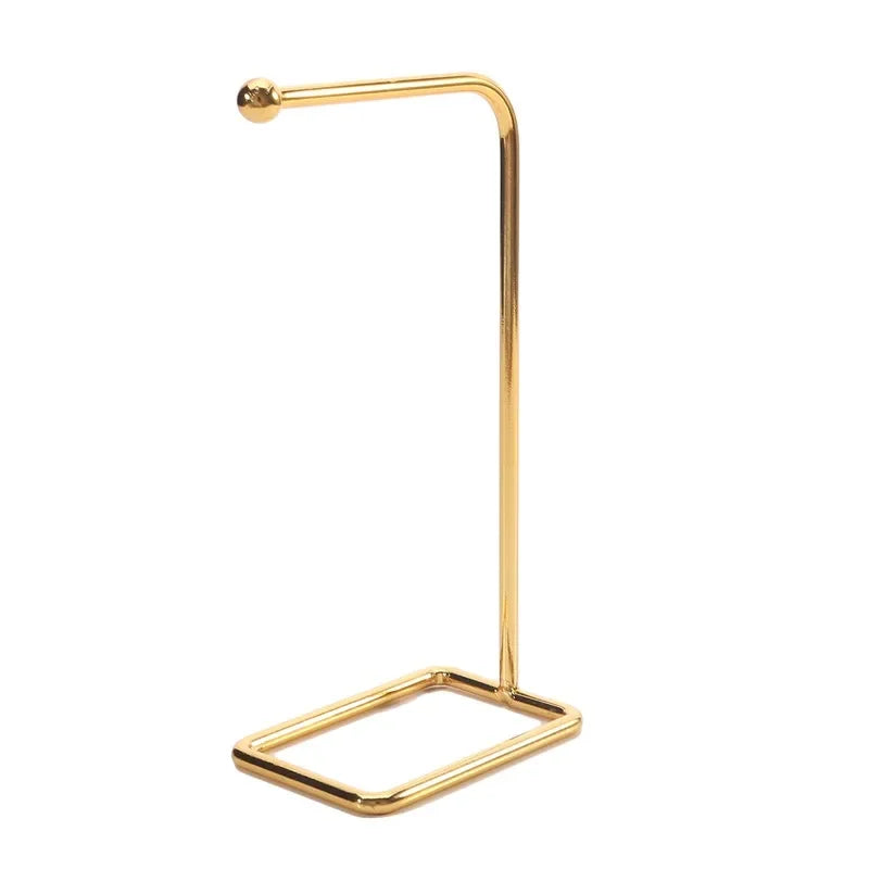 Metal Earring Display Stand For Necklace Handbag Multiple Shapes Jewelry Key Chain Holder - Oria Jewel