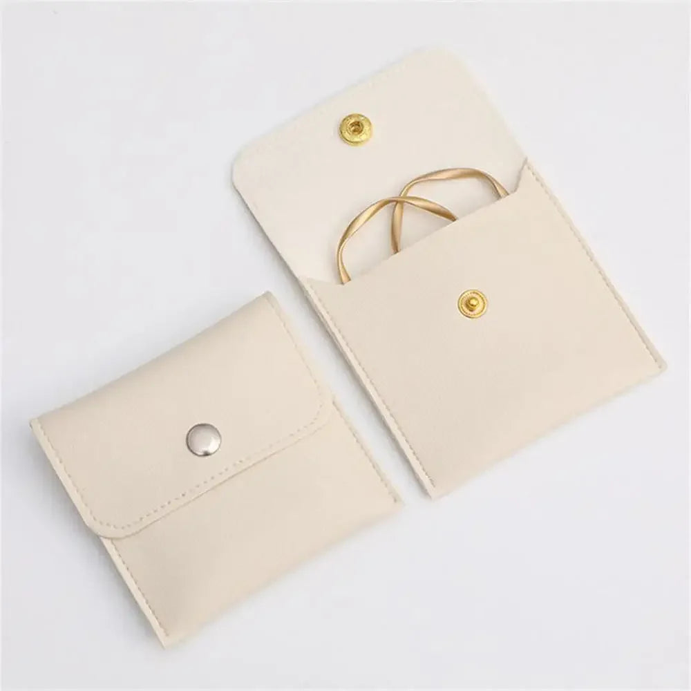 Ring Box Couple Proposal Ring Boxes PU Leather Jewelry Gift Case Ring Earrings Jewelry Display for Wedding Engagement - Oria Jewel