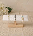 bracelet t bar display styled as chic home décor | Oria Jewel