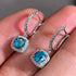 Huitan Square Drop Earrings - Oria Jewel