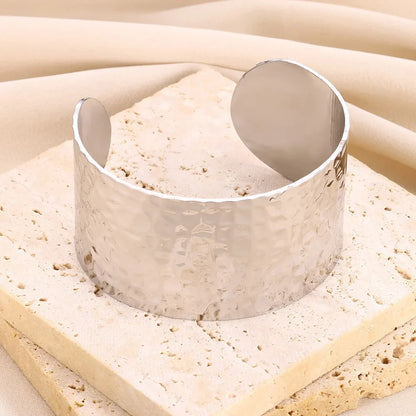 Gold Classic Cuff Bracelet - Oria Jewel
