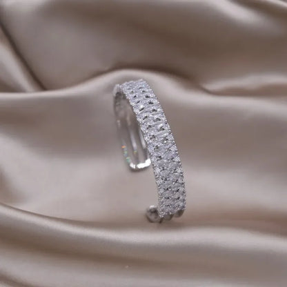 Gold X Cuff Bracelet - Oria Jewel