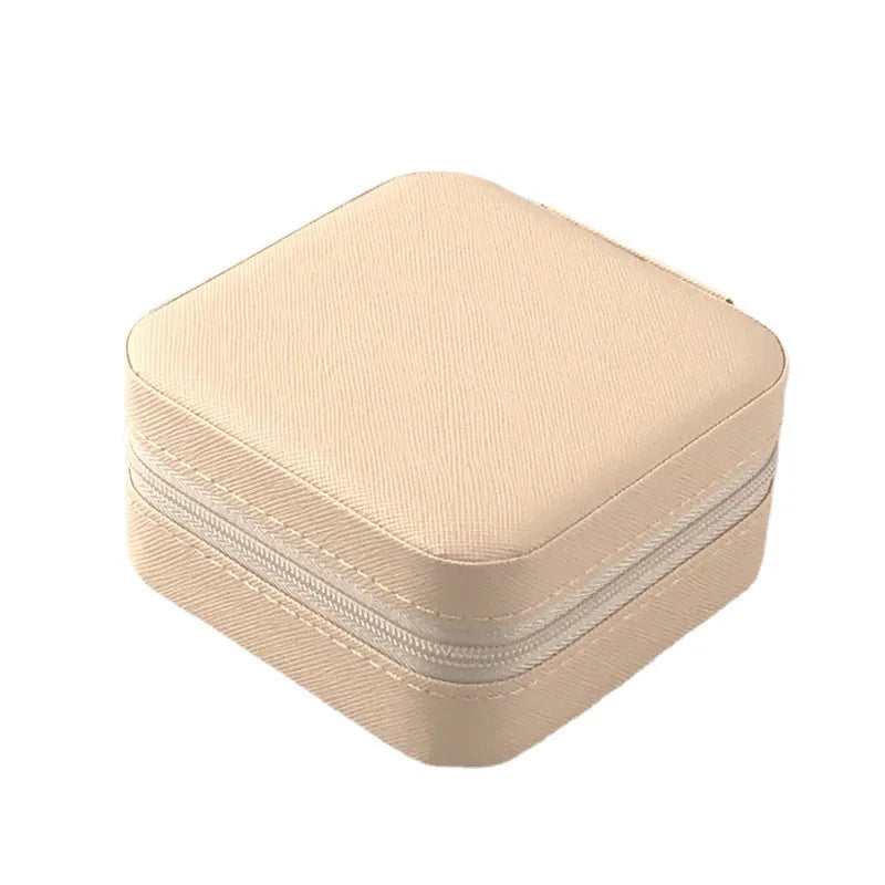 Simple Jewelry Box Wholesale Travel Portable Ring Necklace Earrings Studs Earrings Storage Box Jewelry Organizer - Oria Jewel