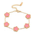 Five-Leaf Clover Bracelet - Oria Jewel