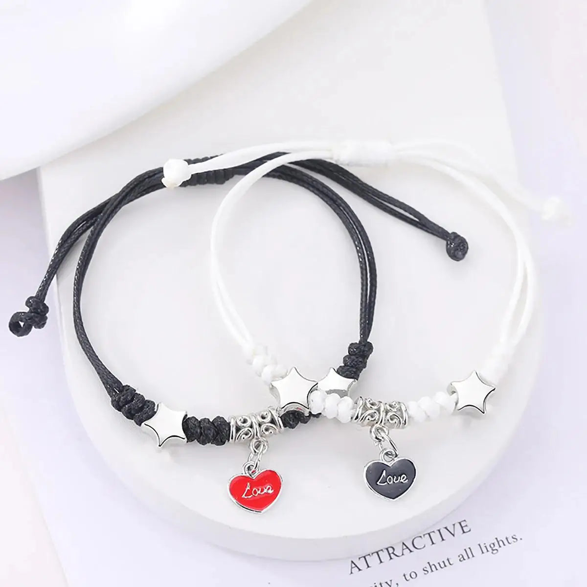 Luminous Heart Charm Bracelet - Oria Jewel