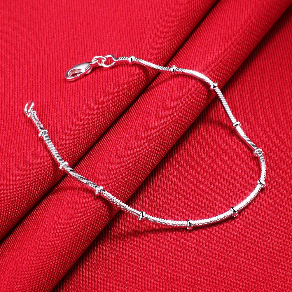 925 Sterling Silver Twisted Rope Bracelet for Men & Women - Oria Jewel