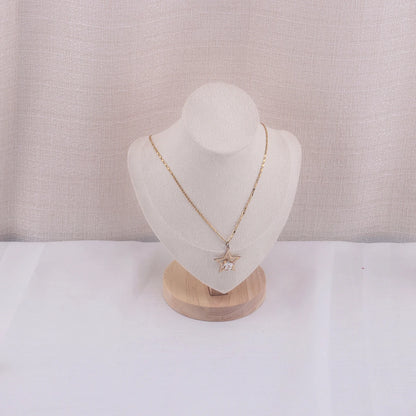Velvet Portrait Necklace Display Pendant Organizer Jewelry Display Stand Jewelry Mannequin Bust Necklace Pendant Window Display - Oria Jewel