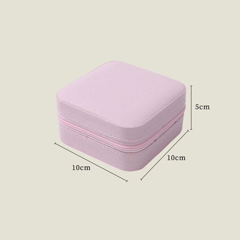 Simple Jewelry Box Wholesale Travel Portable Ring Necklace Earrings Studs Earrings Storage Box Jewelry Organizer - Oria Jewel