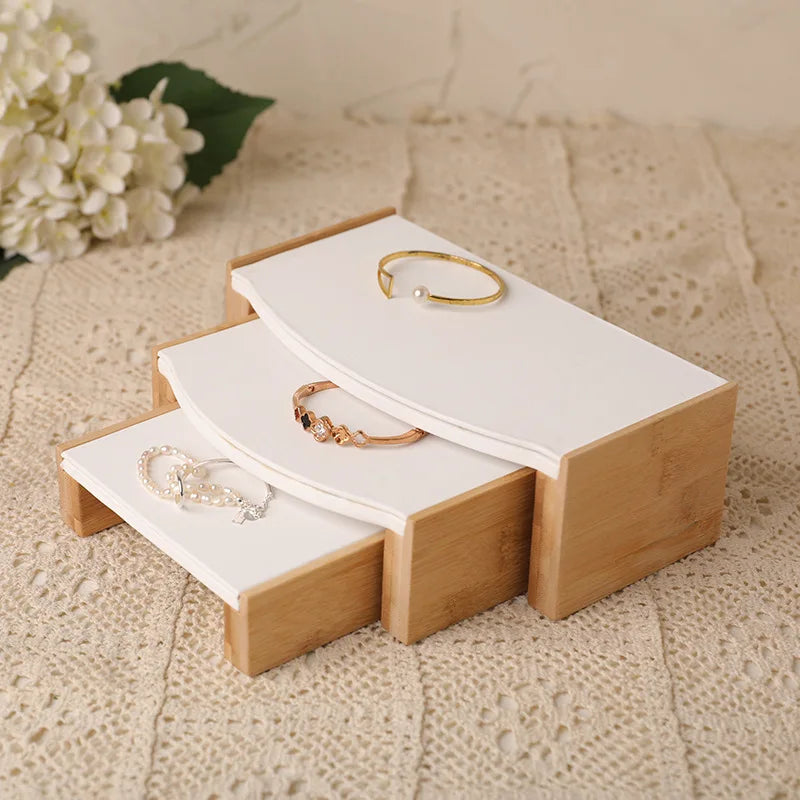 PU Model Bust Show Exhibitor Jewelry Display Necklace Pendants Mannequin Stand Earrings Organizer Ring Bracelet Storage Stand - Oria Jewel
