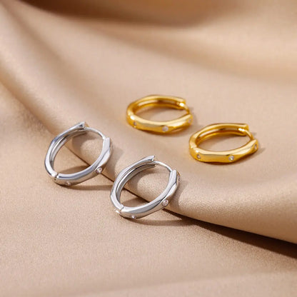 Bold Hoop Earrings - Oria Jewel