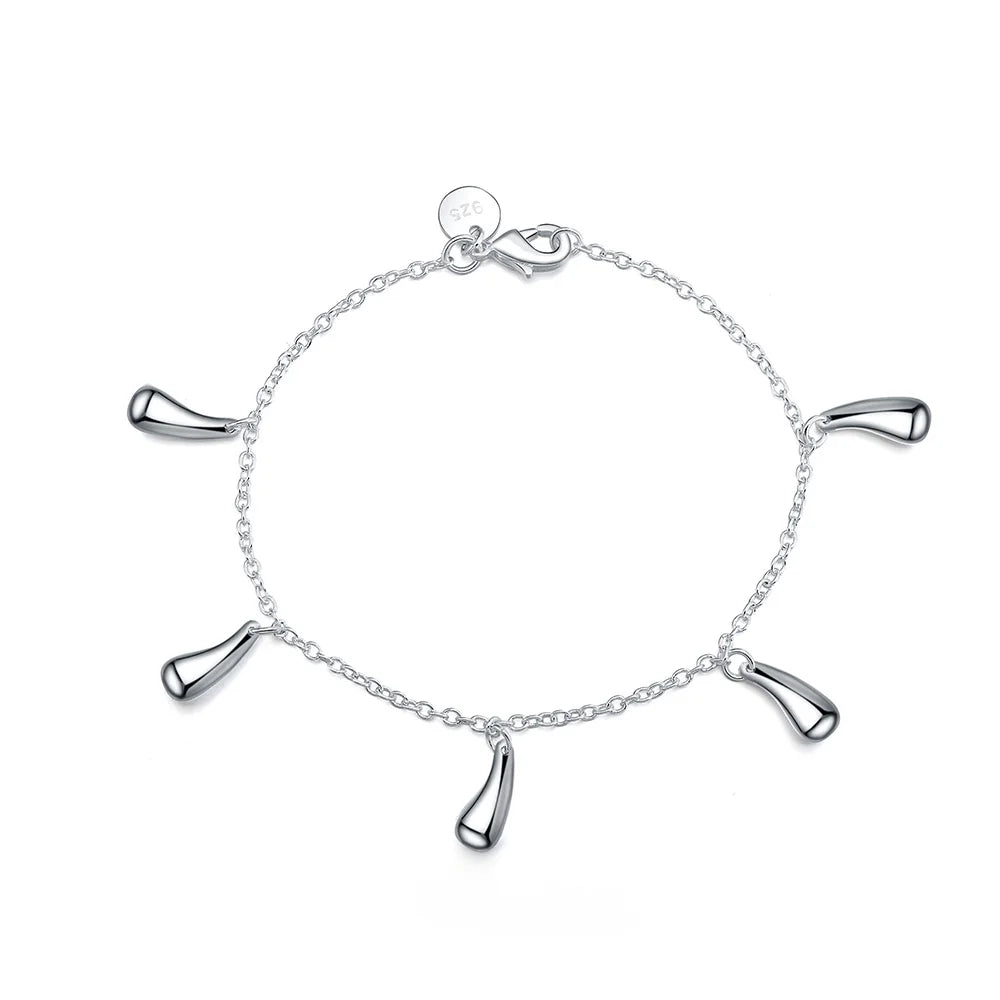 925 Sterling Silver Twisted Rope Bracelet for Men &amp; Women - Oria Jewel