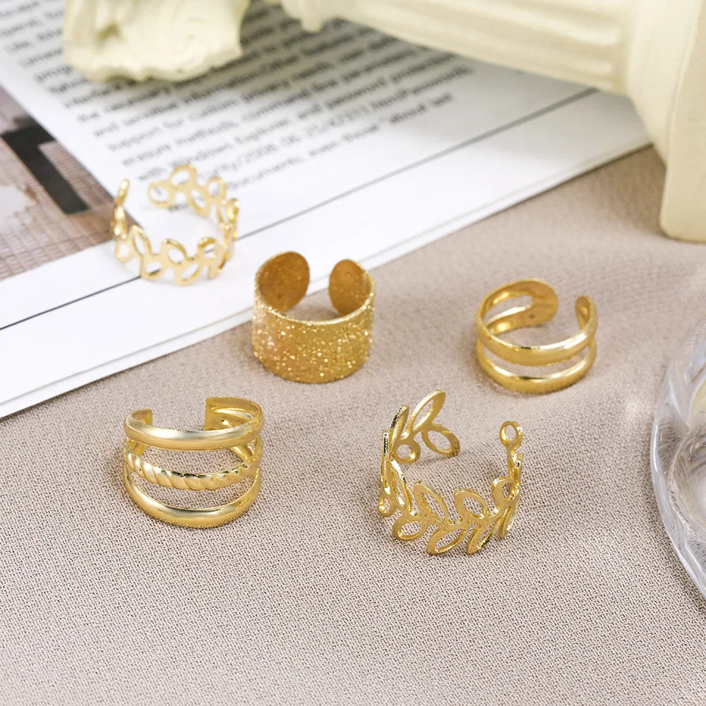 5Pcs/set Ear Clip Set for WOMEN&