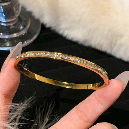 Zircon Steel Bracelet - Oria Jewel