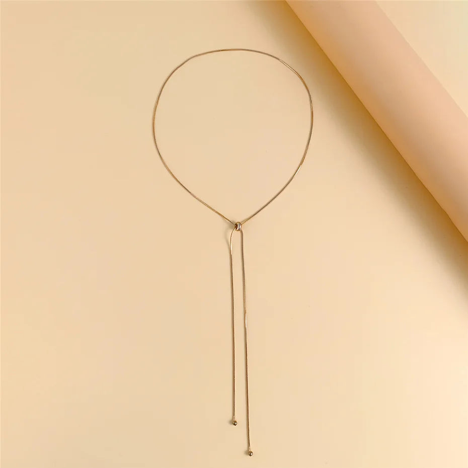 Kpop Snake Pendant Necklace - Oria Jewel