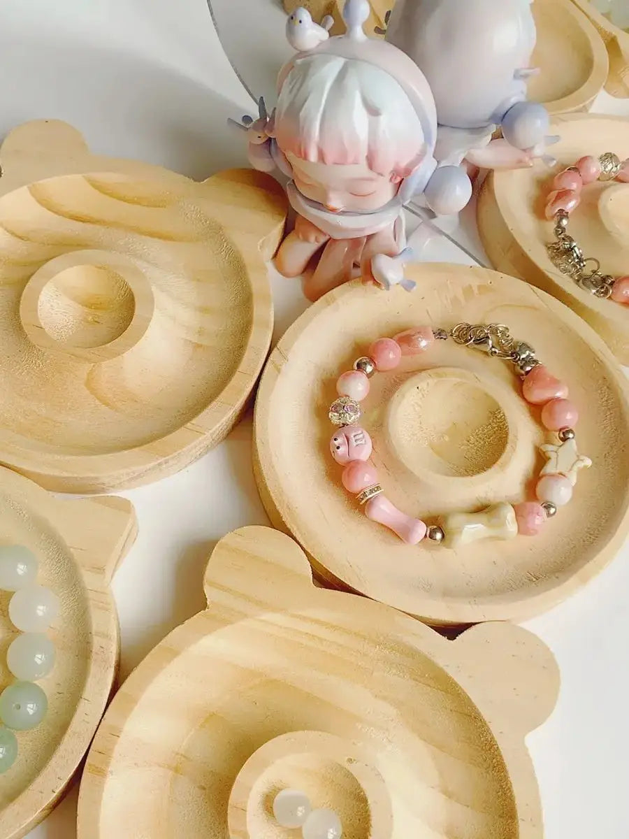 1pc DIY Wooden Beading Design Board Suitable For Jewelry Making Bracelets Necklaces Crafts Tray Practical Display - Oria Jewel