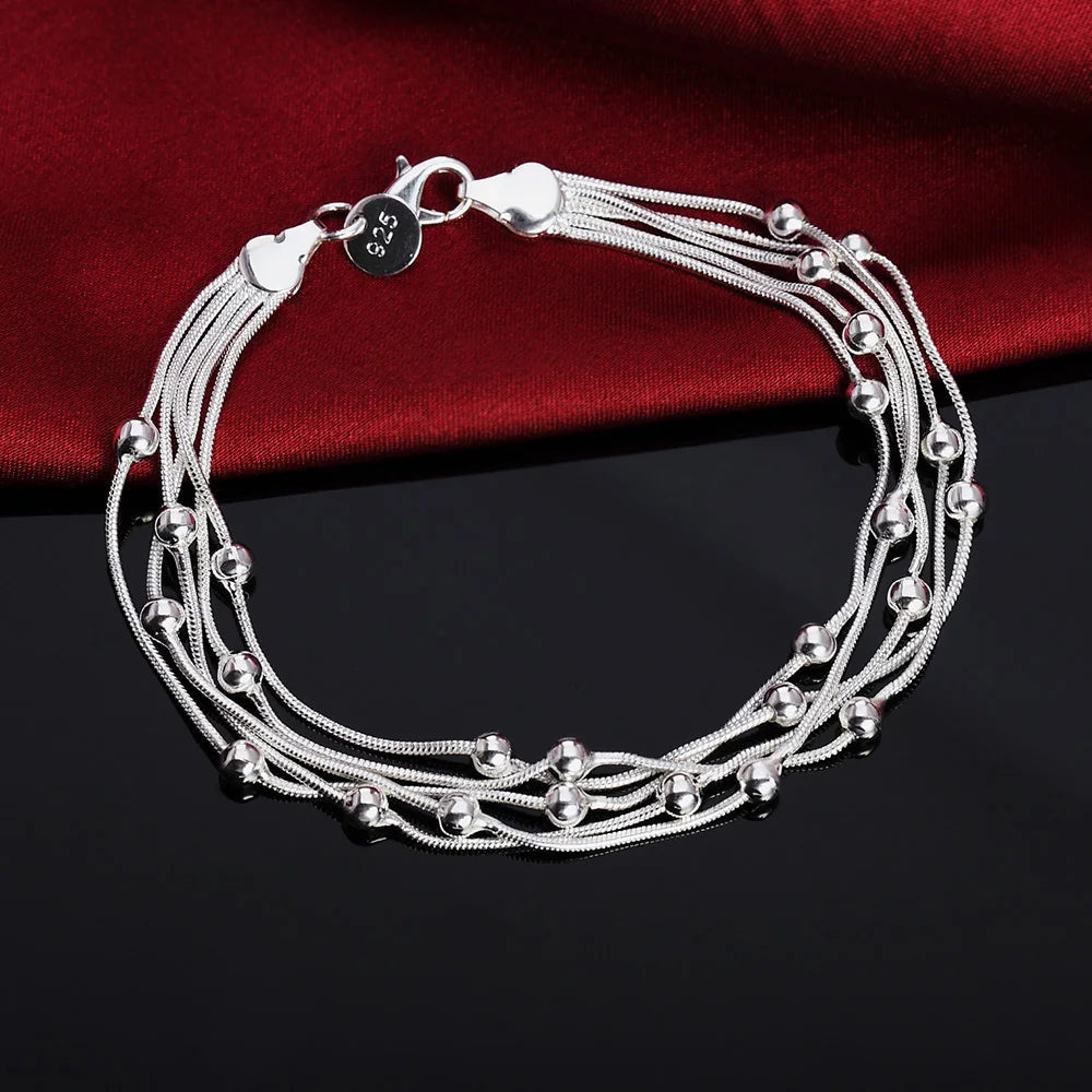 925 Sterling Silver Twisted Rope Bracelet for Men & Women - Oria Jewel