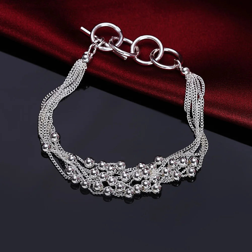 925 Sterling Silver Twisted Rope Bracelet for Men & Women - Oria Jewel