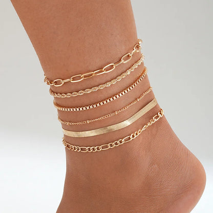 Bohemian Starfish Anklet Set – Summer Beach Shell Jewelry - Oria Jewel